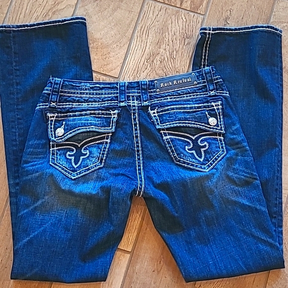 Rock Revival Denim - Rock Revival 31x34 Western Jeans